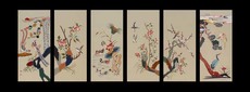 민화6폭